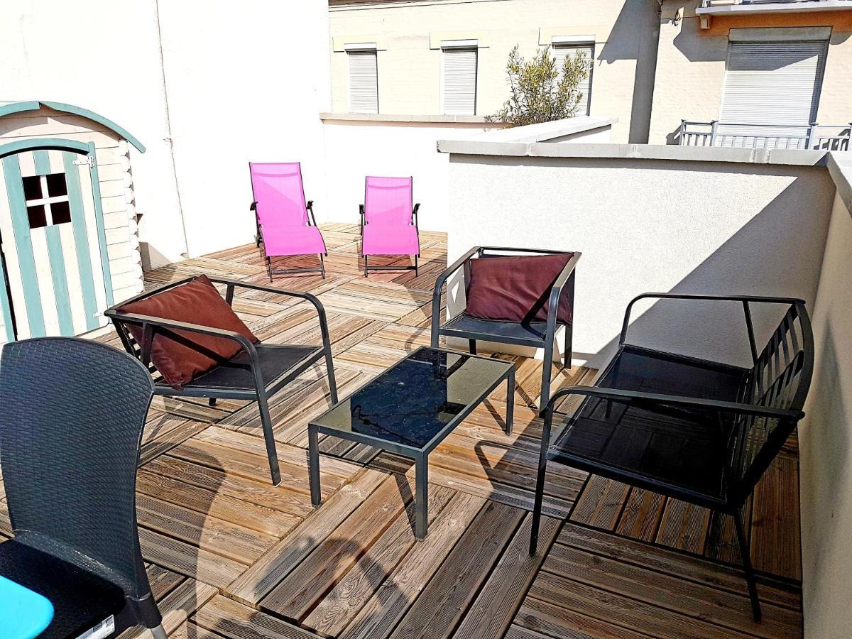 LES FRUITS DE MER, terrasse plein sud Berck Extérieur photo